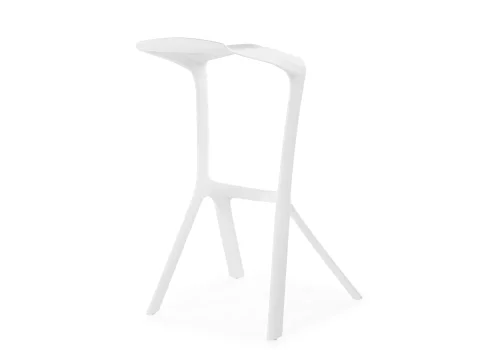 Барный стул Mega white 15697 Woodville, /, ножки/пластик/белый, размеры - ****500*430 фото 4