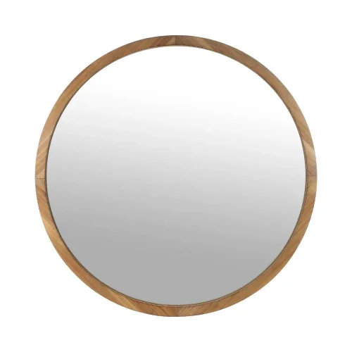 Зеркало декоративное Bani 425038 Eglo, цвет - коричневый, материал - дерево / зеркало, купить с доставкой по Москве и России. фото 3