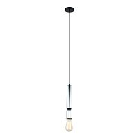 Светильник подвесной Truman LSP-8570 Lussole без плафона 1 лампа, основание чёрное в стиле современный 