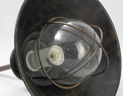 Светильник подвесной лофт Auburn GRLSP-9833 Lussole коричневый 1 лампа, основание коричневое в стиле лофт  фото 3