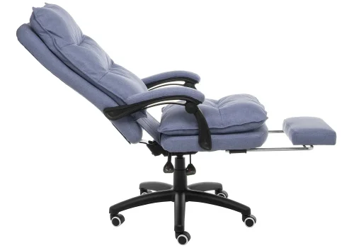 Компьютерное кресло Rapid голубое 11638 Woodville, голубой/ткань, ножки/пластик/чёрный, размеры - *580***680*750 фото 5