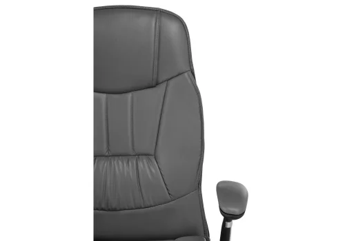 Кресло для руководителя Vestra light gray 15260 Woodville, серый/искусственная кожа, ножки/металл/хром, размеры - ****620*640 фото 9