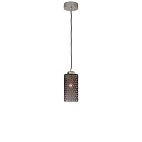 Светильник подвесной L 10000/1 Reccagni Angelo серый чёрный 1 лампа, основание никель в стиле классический современный выдувное