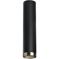Светильник накладной Rullo R497431 Lightstar чёрный 1 лампа, основание чёрное в стиле современный круглый