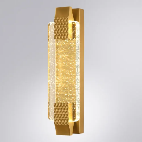 Бра LED Snowdrop A2133AP-1GO Arte Lamp золотой на 1 лампа, основание золотое в стиле арт-деко современный  фото 3