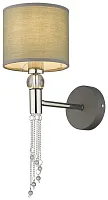 Бра 292-101-01 Velante серый 1 лампа, основание хром в стиле современный 