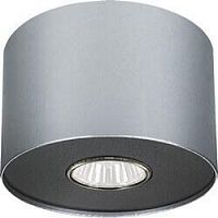 Светильник накладной Point Silver 6003-NW Nowodvorski серебряный 1 лампа, основание серебряное в стиле современный круглый
