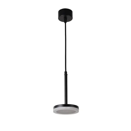 Светильник подвесной LED Sarkal 3077-1P Favourite белый 1 лампа, основание чёрное в стиле хай-тек современный  фото 2