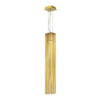 Светильник подвесной Luigi 4137/1 Odeon Light золотой 1 лампа, основание золотое в стиле арт-деко 