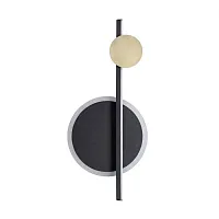 Бра LED Chita 5608/17WL Lumion бронзовый чёрный 1 лампа, основание чёрное в стиле минимализм 