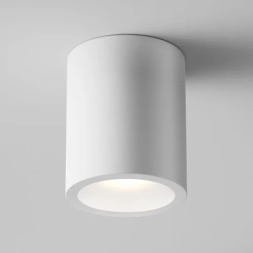 Светильник накладной Conik gyps C001CW-01W Maytoni белый 1 лампа, основание белое в стиле современный круглый фото 5