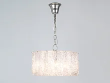 Люстра подвесная 10824+4/S Newport прозрачная на 8 ламп, основание никель в стиле современный 