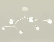 Светильник потолочный XB9055203 Ambrella light белый 6 ламп, основание белое в стиле современный хай-тек 