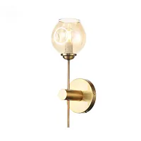 Бра Fovia SL1500.201.01 ST-Luce янтарный 1 лампа, основание золотое в стиле современный 
