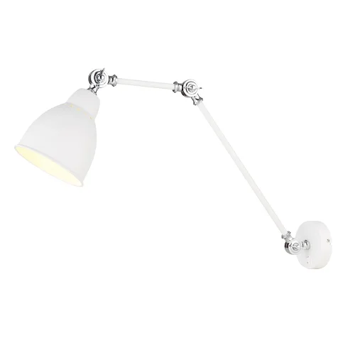 Бра с выключателем Braccio A2055AP-1WH Arte Lamp белый на 1 лампа, основание белое в стиле современный 