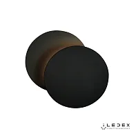 Бра LED Shell X089105 BK iLedex чёрный 1 лампа, основание чёрное в стиле современный хай-тек 