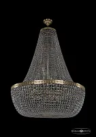 Люстра потолочная хрустальная 19111/H2/100IV G Bohemia Ivele Crystal прозрачная на 26 ламп, основание золотое в стиле классика sp