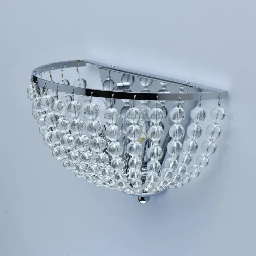 Бра Бриз 111022902 MW-Light прозрачный на 2 лампы, основание хром в стиле классический  фото 4