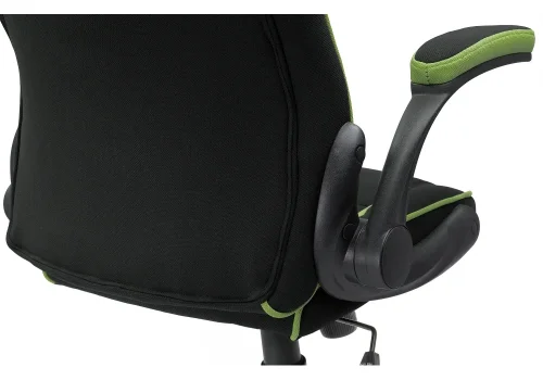 Кресло игровое Plast 1 green / black 11913 Woodville, зелёный/ткань, ножки/пластик/чёрный, размеры - *1270***670*600 фото 5