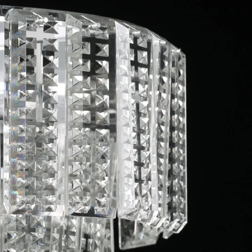 Люстра подвесная Аделард 642016207 MW-Light прозрачная на 7 ламп, основание хром в стиле классический современный  фото 6