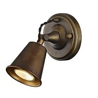 Бра  Glocke 1582-1W Favourite античный бронза 1 лампа, основание античное бронза в стиле лофт 