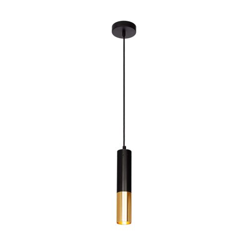 Светильник подвесной Ike 9952-1 LOFT IT золотой чёрный 1 лампа, основание чёрное в стиле современный трубочки
