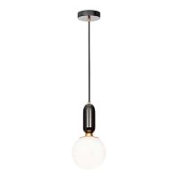 Светильник подвесной Parachilna 9973-A LOFT IT белый 1 лампа, основание чёрное в стиле современный 