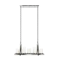 Люстра подвесная Candlebox 10436/1000R LOFT IT прозрачная на 5 ламп, основание никель в стиле современный кантри замковый Люстра подвесная Candlebox 10436/1000R LOFT IT прозрачная на 5 ламп, основание никель в стиле современный кантри замковый