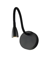 Бра с выключателем LED сенсор CLT 212W BL Crystal Lux чёрный 1 лампа, основание чёрное в стиле современный гибкая ножка
