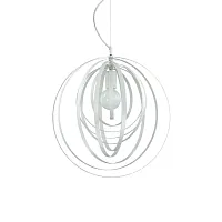 Светильник подвесной DISCO SP1 BIANCO Ideal Lux белый 1 лампа, основание белое в стиле современный 