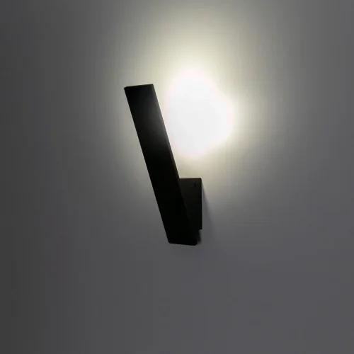 Бра LED Декарт CL704021N Citilux чёрный на 1 лампа, основание чёрное в стиле хай-тек современный  фото 3