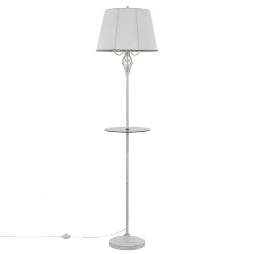 Торшер Вена CL402920T Citilux со столиком белый 3 лампы, основание белое патина в стиле классический прованс
 фото 3