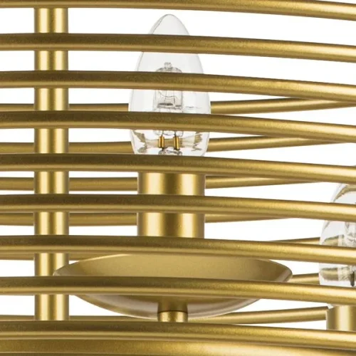 Люстра подвесная Zeta 728063 Lightstar золотая на 6 ламп, основание золотое в стиле современный арт-деко  фото 3