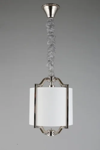 Светильник подвесной Kamila APL.727.06.01 Aployt белый 1 лампа, основание хром в стиле классический  фото 2