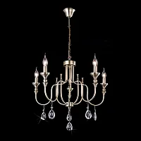 Люстра подвесная Рига CL437153 Citilux без плафона на 5 ламп, основание бронзовое в стиле классический Люстра подвесная Рига CL437153 Citilux без плафона на 5 ламп, основание бронзовое в стиле классический