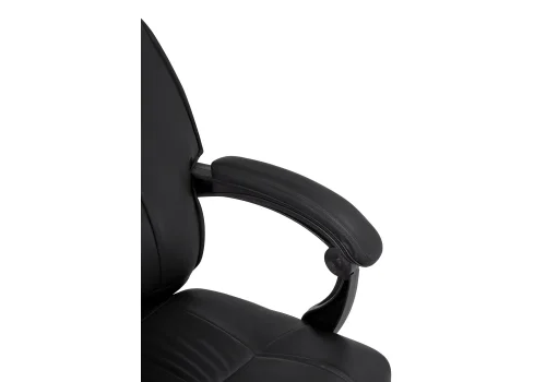 Компьютерное кресло Born black 15345 Woodville, чёрный/экокожа, ножки/металл/хром, размеры - *1120***610* фото 9