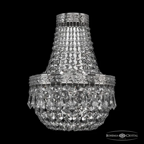 Бра 19011B/H1/20IV Ni Bohemia Ivele Crystal прозрачный на 2 лампы, основание никель в стиле классический sp