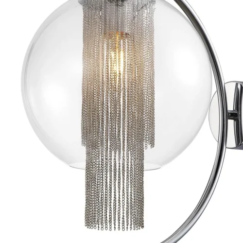 Бра Funnel 3008-1W Favourite прозрачный на 1 лампа, основание хром в стиле арт-деко  фото 3