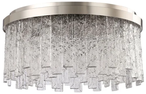 Люстра потолочная Frostyle 2155/11/08C Stilfort прозрачная на 8 ламп, основание никель в стиле современный 