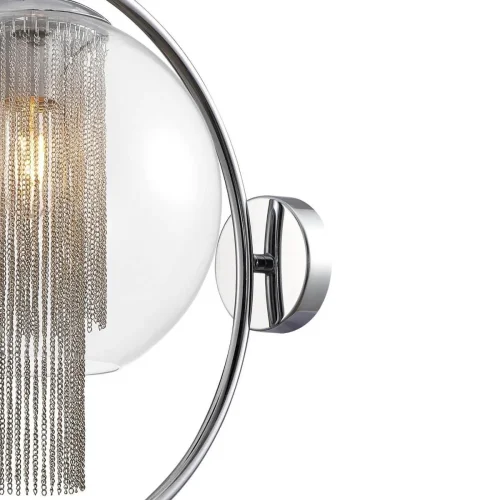 Бра Funnel 3008-1W Favourite прозрачный на 1 лампа, основание хром в стиле арт-деко  фото 2