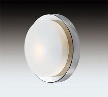 Светильник Для ванной HOLGER 2746/1C Odeon Light белый 1 лампа, основание хром в стиле для ванной современный 