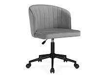 Компьютерное кресло Дэни темно-серый / черный 560017 Woodville, серый/велюр, ножки/металл/чёрный, размеры - *920***620*620