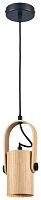 Светильник подвесной 501-716-01 Velante бежевый коричневый 1 лампа, основание чёрное в стиле современный лофт кантри 