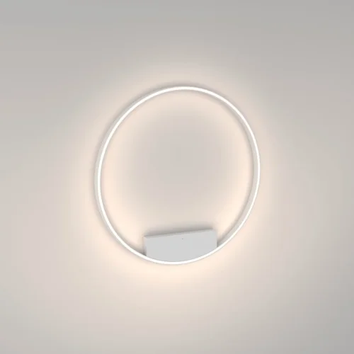 Светильник потолочный LED Rim MOD058CL-L50WK Maytoni белый 1 лампа, основание белое в стиле современный хай-тек минимализм кольца фото 4
