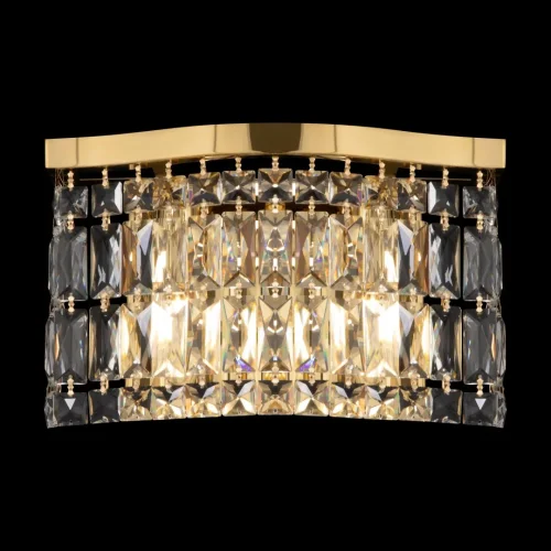 Бра Dune DIA005WL-02G Maytoni прозрачный на 2 лампы, основание золотое в стиле современный классический  фото 2