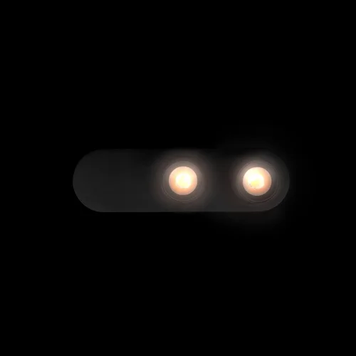 Спот с 2 лампами LED Quiet 10320/2 Black LOFT IT чёрный LED в стиле современный хай-тек прямоугольный фото 4