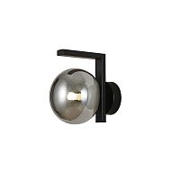 Бра Arcata 4054-1W Favourite серый чёрный 1 лампа, основание чёрное в стиле современный 