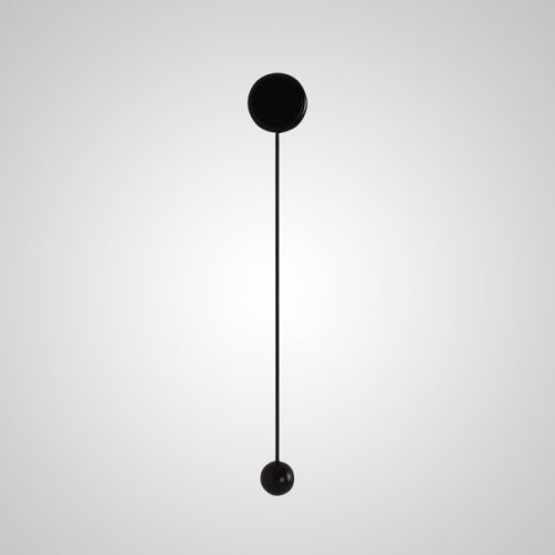 Бра Pin Wall Light B Black 212751-22 ImperiumLoft белый на 1 лампа, основание белое в стиле лофт винтаж 