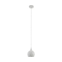 Светильник подвесной Roccaforte 33344 Eglo белый 1 лампа, основание белое в стиле современный 