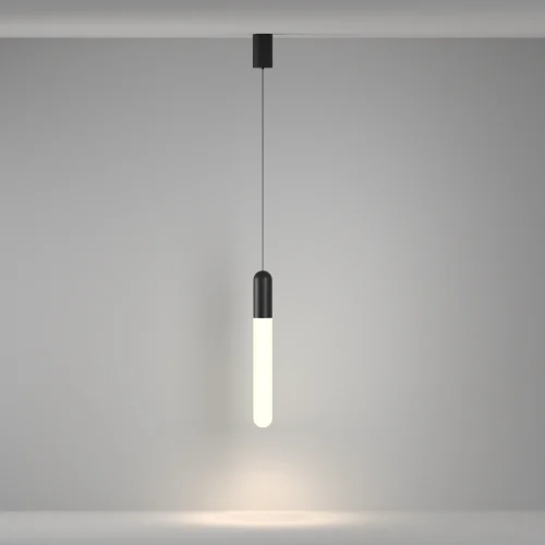 Светильник подвесной LED Mist P101PL-L500-12W3K-B Maytoni чёрный 1 лампа, основание чёрное в стиле современный хай-тек  фото 4
